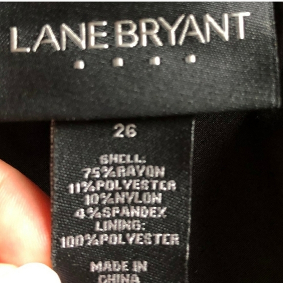 Lane Bryant Black & White Polka Dot Blazer, 26 - Picture 8 of 11